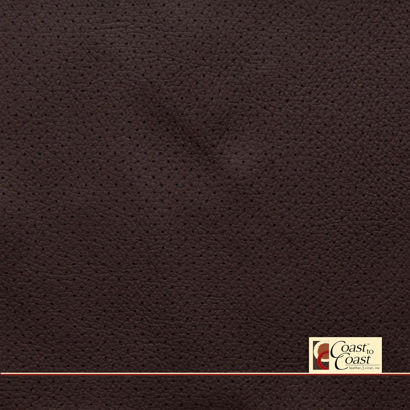 Ford Mahogany Red Full Hide / Mini Perf (1/8In) Leather